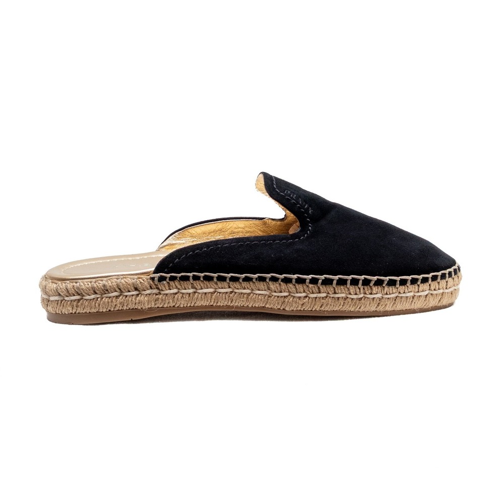 Prada Black Suede Espadrille Mule - Picture 3 of 10
